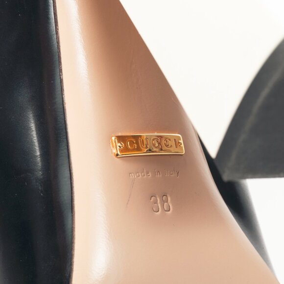 Gucci Nimue Black & White Colour-Block Midcalf Boots - Picture 5 of 11